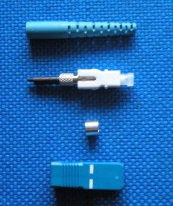 SC fast connector — fiber optic product