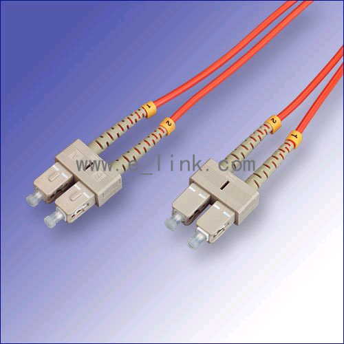 SC/PC-SC/PC 62.5/125 MM DUPLEX PATCHCORD — fiber optic product